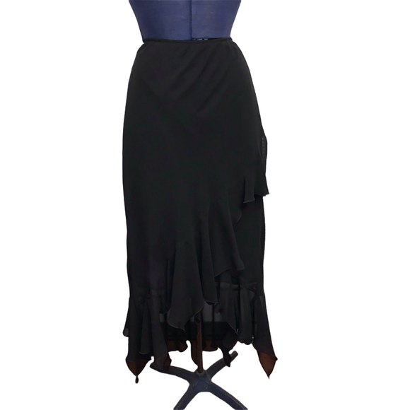 Joseph Ribkoff Dresses & Skirts - Women's Joseph Ribkoff Black Asymmetrical Skirt Size 12